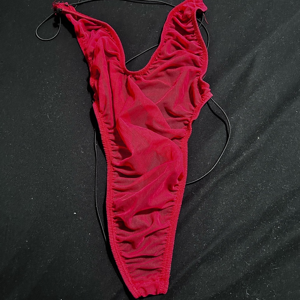 Sheer teddy body suit
